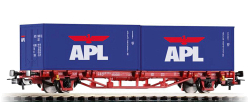 Грузовая платформа Piko, Lgs579 APL с контейнерами, хобби, 57759