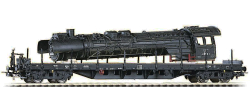 Платформа грузовая Piko, Rgs3910 DR с корпусом паровоза, Ep IV, проф. серия, 54803