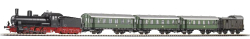 Стартовый набор железной дороги Piko "Пассажирский поезд" (паровоз G7.1 и четыре вагона), аналоговый, 57121
