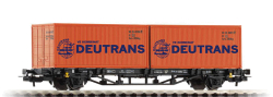 Платформа с контейнерами Piko, "DEUTRANS", DR, IV, серия хобби, 57783